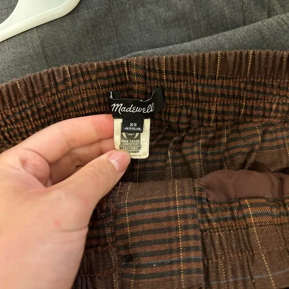 Madewell Plaid Trousers - Picture 3 of 5